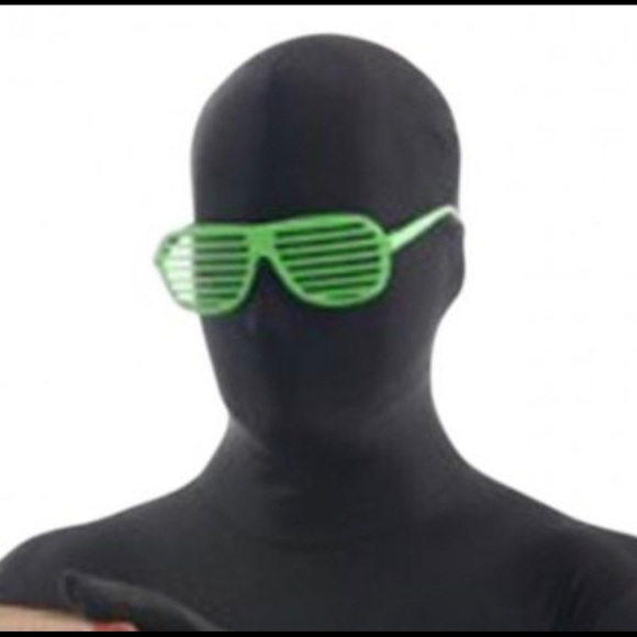 Morphsuits Sweatband Green Set Costume with Sunglasses NWT - Picture 3 of 3